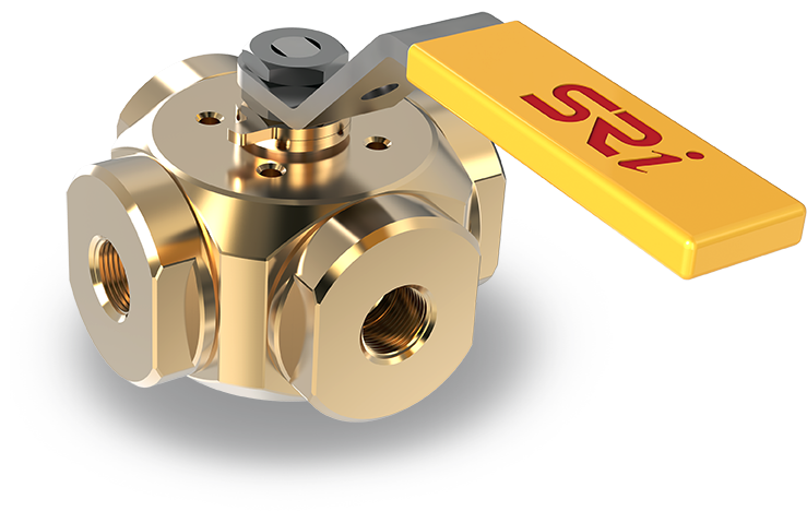 multiways for high pressure floatin ball valve NPT